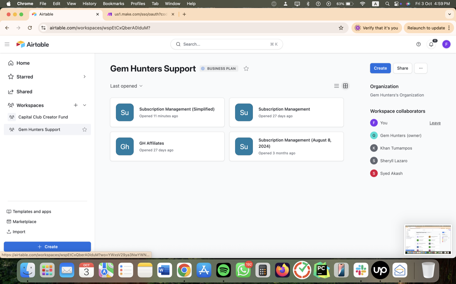 Crypto Affiliate & Subscription Ops - Airtable, Make, Zapier screenshot 14